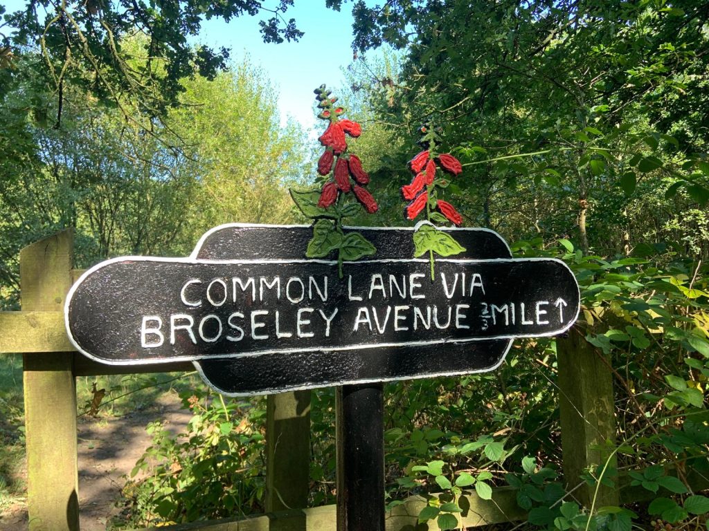 Culcheth Linear Park Sign